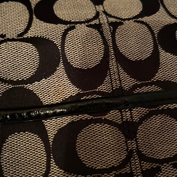 Black and silvery gray Coach ( authentic) tote - Picture 3 of 9